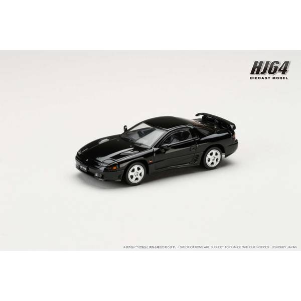 ホビージャパン 1/64 ミツビシ GTO ツインターボ トスカーナブラックパール 完成品ミニカー HJ641065ABK