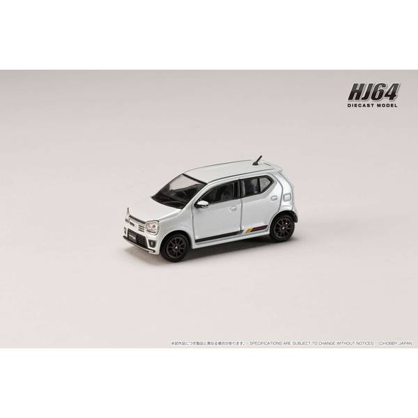 ホビージャパン 1/64 スズキ アルト ワークス HA36S パールホワイト 完成品ミニカー HJ641070AW