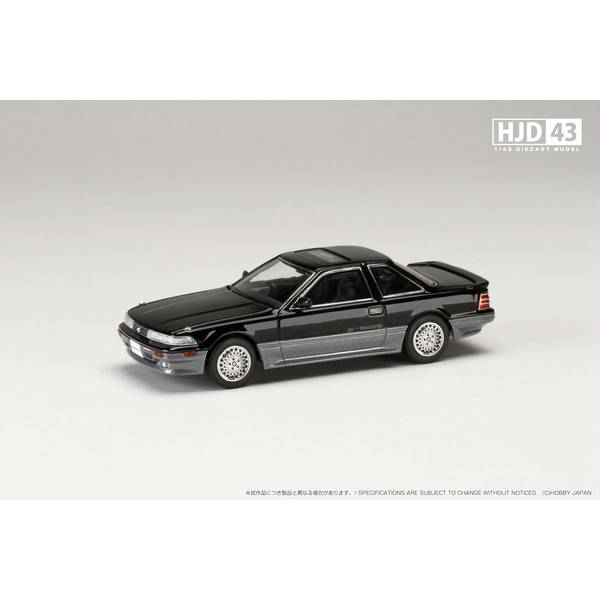 ホビージャパン 1/43 トヨタ ソアラ 2000 TWINCAM24 TWIN TURBO GT-TWIN TURBO L GZ20 1988 ブラック 完成品ミニカー HJD432003DBK【在庫品】