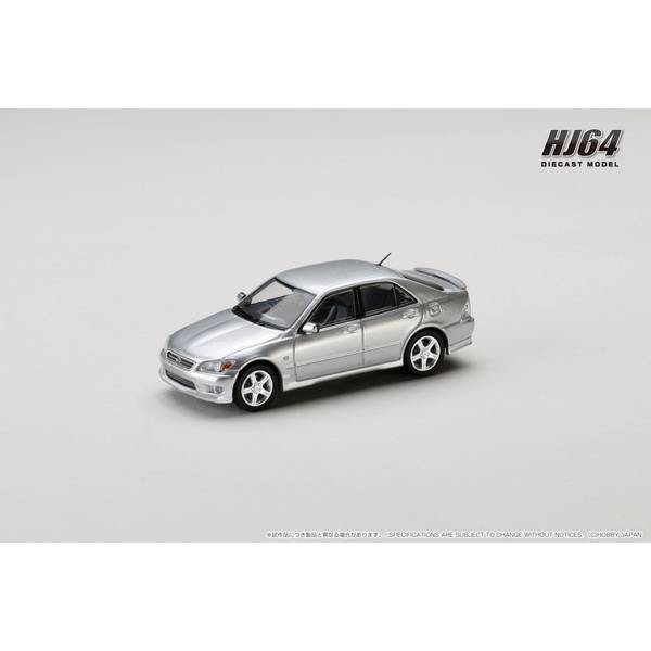 ホビージャパン 1/64 レクサス IS 200 E10 1999 シルバー 完成品ミニカー HJ643080S