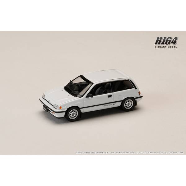 ホビージャパン 1/64 ホンダ シビック AT LATE VERSION ホワイト 完成品ミニカー HJ642029W