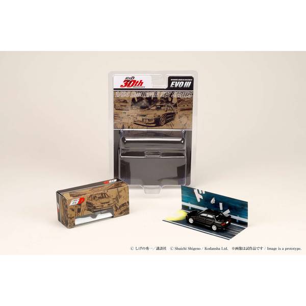 1/64 ミツビシ ランサーRSエボリューションIII 頭文字D 須藤 京一 VS 高橋 涼介 完成品ミニカー HJDMD004