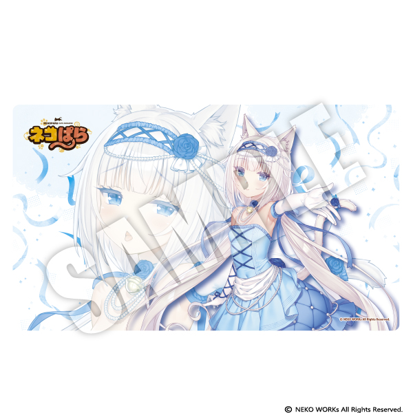 ネコぱら ネコぱら ラバーマット バニラ SAYORI ART WORKS Ver.|4981932074191