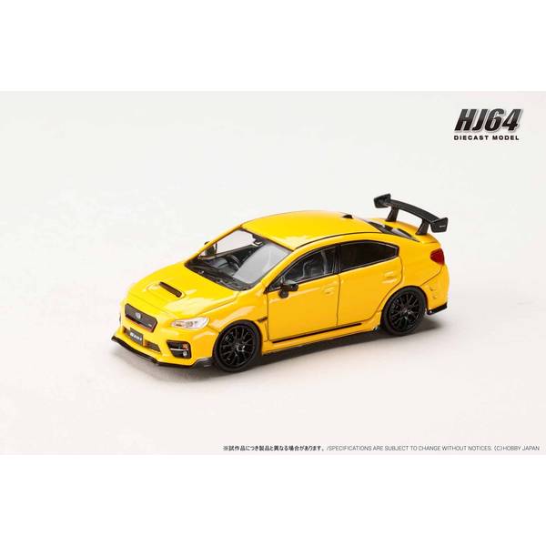 【4月予約】ホビージャパン 1/64 スバル S207 NBR チャレンジ パッケージ イエローエディション サンライズ イエロー 完成品ミニカー HJ643068Y