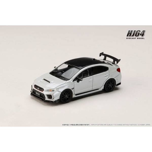 【5月予約】ホビージャパン 1/64 スバル S208 NBR チャレンジ パッケージ クリスタル ホワイト パール 完成品ミニカー HJ644068W