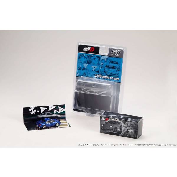 1/64 トヨタ MR2 SW20 頭文字D 小柏 カイ VS 藤原 拓海 完成品ミニカー HJDMD009