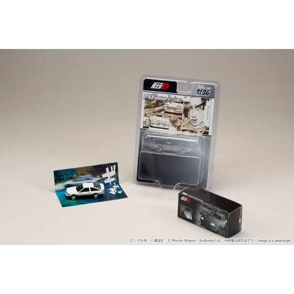1/64 トヨタ カローラ レビン AE86/頭文字D 秋山 渉 VS 藤原 拓海
