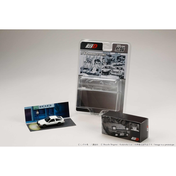 1/64 トヨタ スプリンタートレノ AE86/頭文字D 藤原 拓海 VS 中里 毅