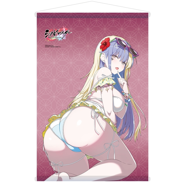 【9月予約】睡蓮 画集描き下ろし水着Ver. B2タペストリー シノビマスター閃乱カグラ NEW LINK キャラグッズ 4981932079301