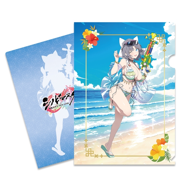 【9月予約】A4クリアファイル4枚セット 画集描き下ろし水着Ver.【UNDER】 シノビマスター閃乱カグラ NEW LINK キャラグッズ 4981932079462