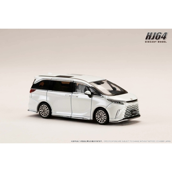 1/64 レクサス LM カスタムバージョン 4シーター 500h RHD ソニッククォーツ/ホワイトインテリア