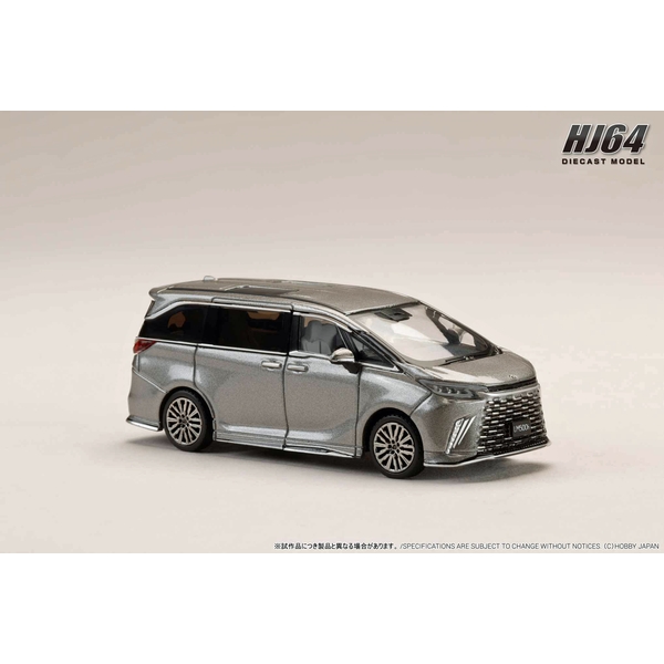1/64 レクサス LM カスタムバージョン 4シーター 500h RHD ソニックチタニウム/ホワイトインテリア