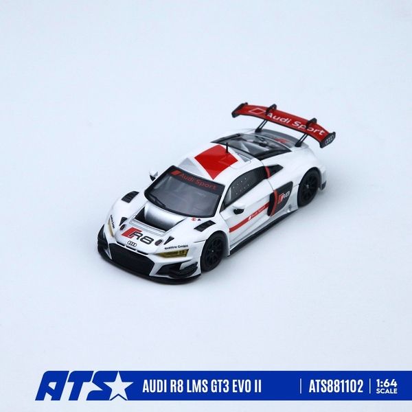 1月予約】1/64 アウディ R8 LMS GT3 EVO II ホワイト 完成品ミニカー