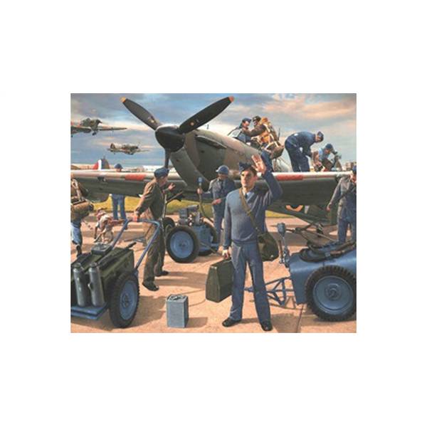 エアフィックス 1/48 WWWII RAF 地上整備員 スケールモデル X4702
