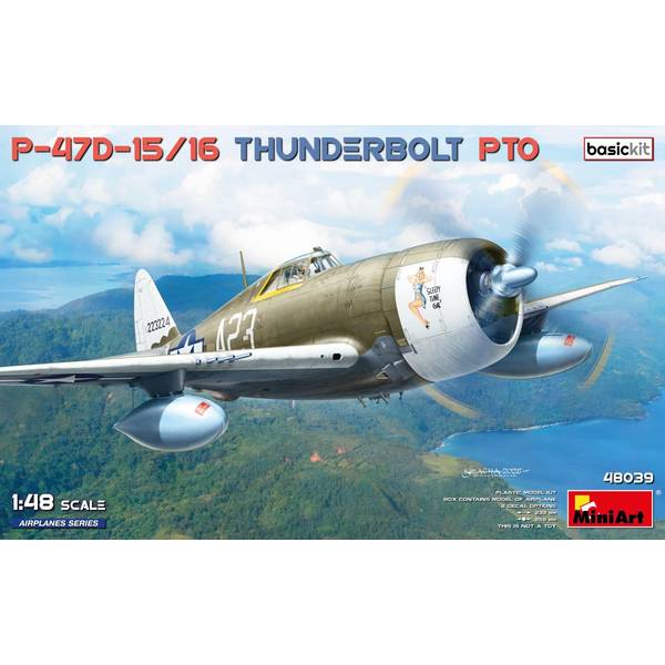 3月予約】ミニアート 1/48 P-47D-15/16 サンダーボルト 太平洋戦線