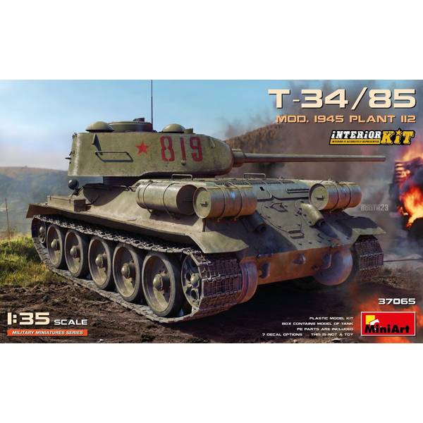 ミニアート 1/35 T-34-85 1945年 第112工場製 インテリアキット