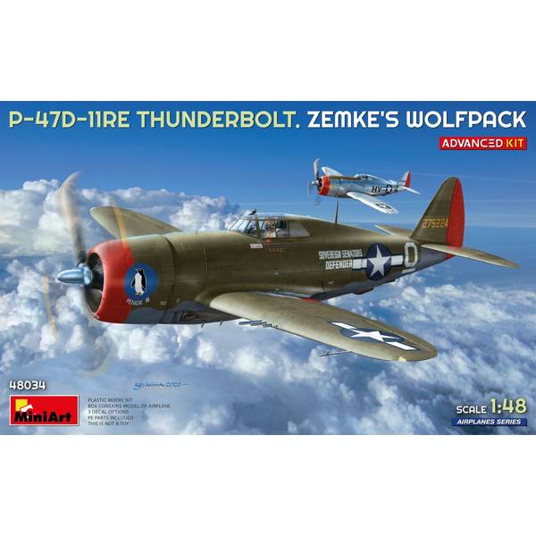 12月予約】ミニアート 1/48 P-47D-11RE サンダーボルト ゼムケ