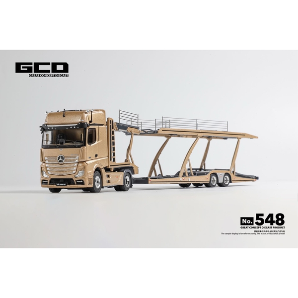 12月予約】1/64 メルセデス-ベンツ Actros 2 ゴールド 完成品ミニカー