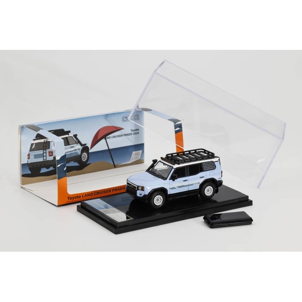 1/64 トヨタ ランドクルーザー プラド 250 左ハンドル仕様 ライトブルー