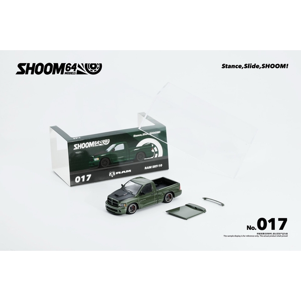 1月予約】1/64 ダッジ ラム SRT-10 グリーン 完成品ミニカー SHOOM-103-017