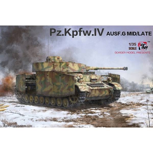 ボーダーモデル 1/35 ドイツIV号戦車 G型 (中/後期型) スケールモデル