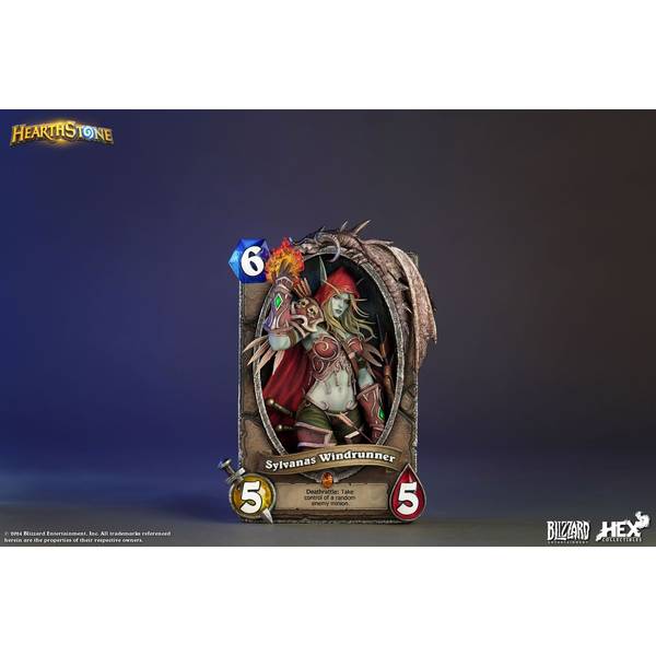 【10月予約】HEX Collectibles シルヴァナス・ウィンドランナー アートフレーム 「ハースストーン」より フィギュア 6974281170278