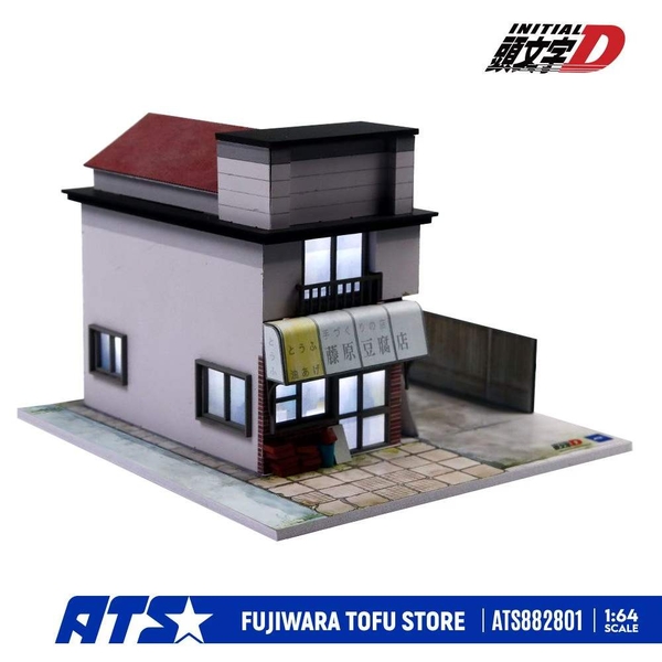 1月予約】1/64 頭文字D 漫画バージョン 藤原とうふ店 ディオラマ 塗装済み