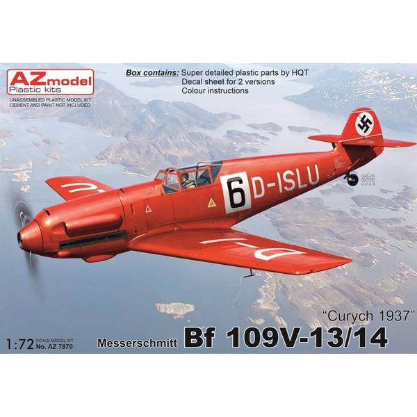 AZモデル 1/72 メッサーシュミット Bf109V-13/ 14 