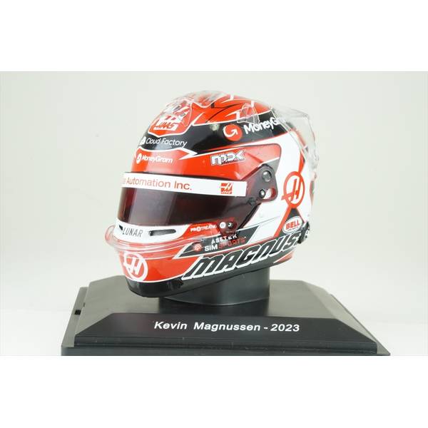 1/2 ヘルメット ハース フェラーリ F1 VF-22 マグヌッセン 2022 ハース F1 チーム ケビン マグヌッセン 2024 1:5 スパーク