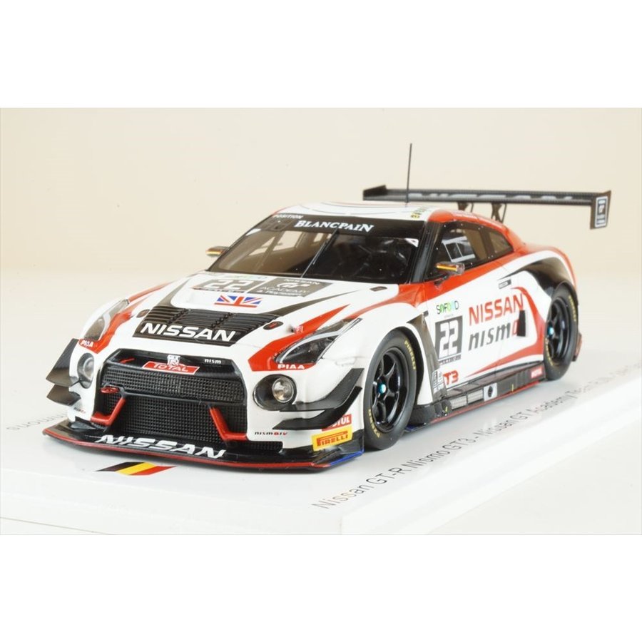 スパーク 1/43 ニッサン GT-R ニスモ GT3 No.22 GTアカデミーRJN