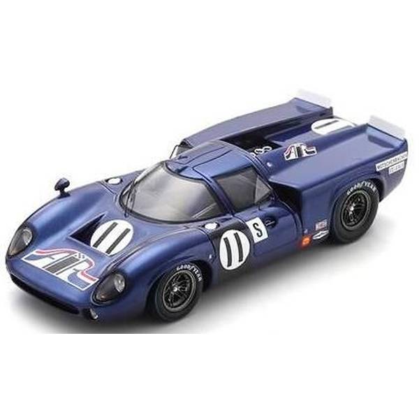 スパーク 1/43 ローラ T70Mk3 No.11 1969 セブリング12時間 L.Motschenbacher/E.Leslie 完成品ミニカー US262