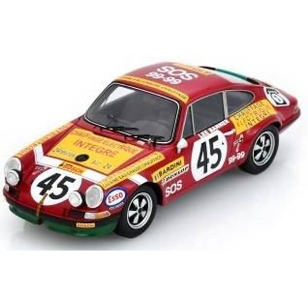 【1月予約】スパーク 1/43 ポルシェ 911 ST No.45 1972 ル・マン24時間 D.Bardini/"Lee Banner" 完成品ミニカー S9779