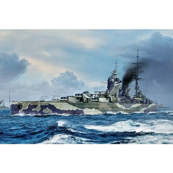 1/700 イギリス海軍戦艦 HMS ロドニー