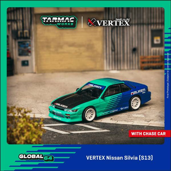 ミニカー 1/64 ターマック VERTEX 日産 シルビア 3種類セット 新品 楽天市場】【国内在庫品】ターマックワークス 1/64 ベルテックス