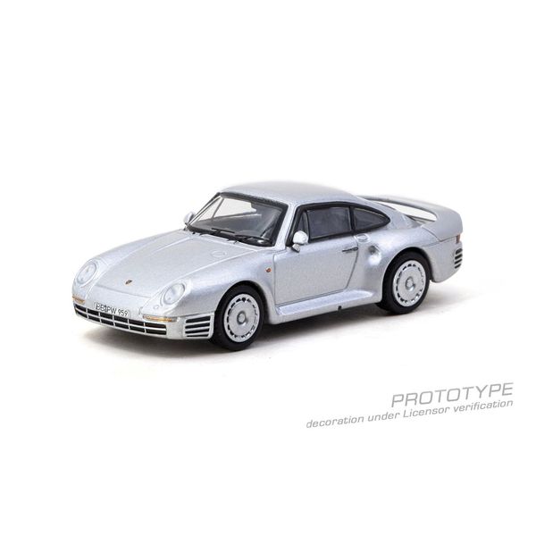 7月予約】ターマックワークス 1/64 ポルシェ 959 シルバー 完成品