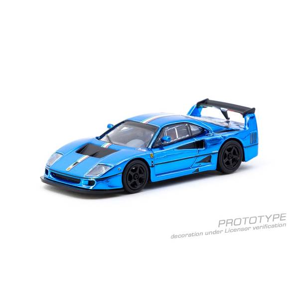 5月予約】ターマックワークス 1/64 フェラーリ F40 LM クロームブルー