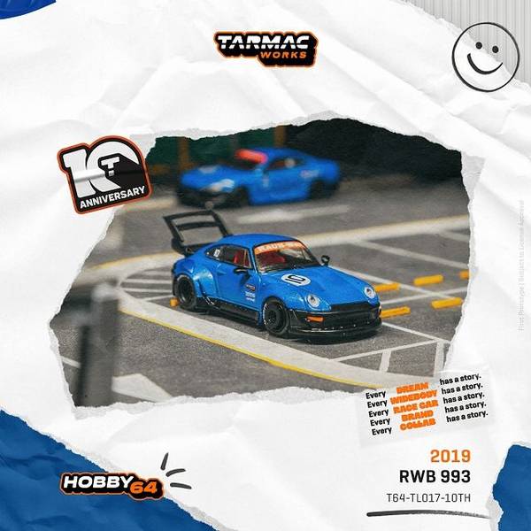 ターマックワークス 1/64 RWB 993 Morelow 油缶 香港限定 - メルカリ