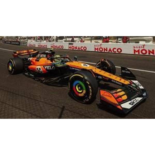 Spark McLaren 2021 Monaco GP LEDケース付き Mclaren F1 MCL35M Lando Norris Monaco 2021 Podium Gulf