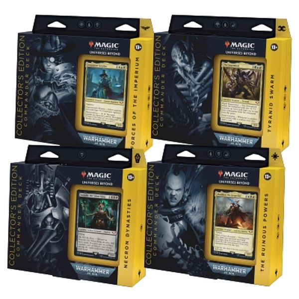 MTG Warhammer 40.000 Commander Deck Collector's Edition(英語版)4種セット