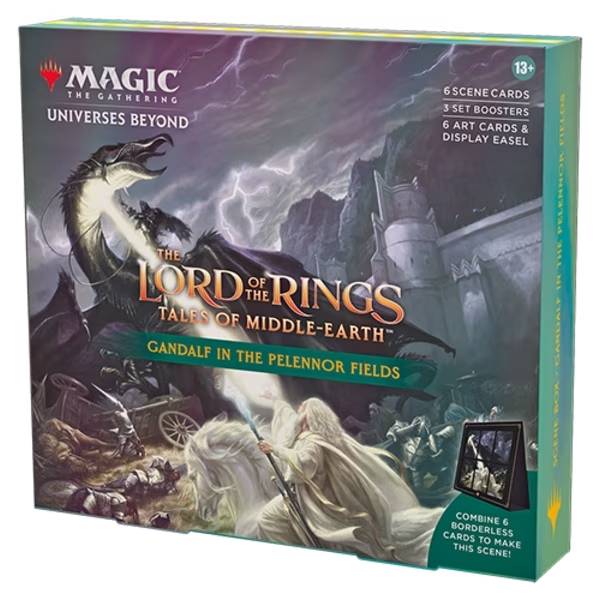 指輪物語 限定版 トレーディングカード 2パックセット Wizards of the Coast MTG 指輪物語：中つ国の伝承 Scene Box 4種