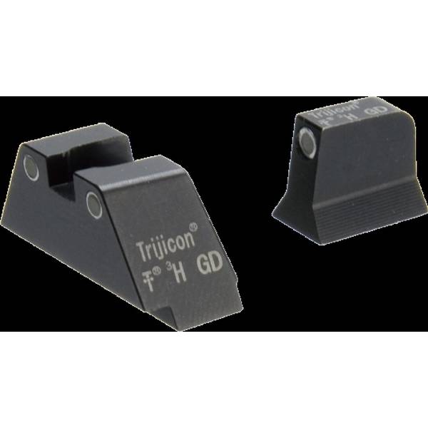 デトネイター ガスガン 東京マルイ グロック対応 Trijicon GL-201タイプ フロント/リアサイトセット トイガンパーツ ST-TM32