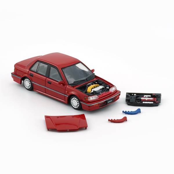 BM CREATIONS 1/64 ホンダ シビック EF2 1991 レッド 右ハンドル