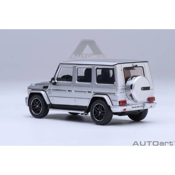 オートアート 1/64 メルセデスAMG G 63 2017 シルバー 完成品ミニカー