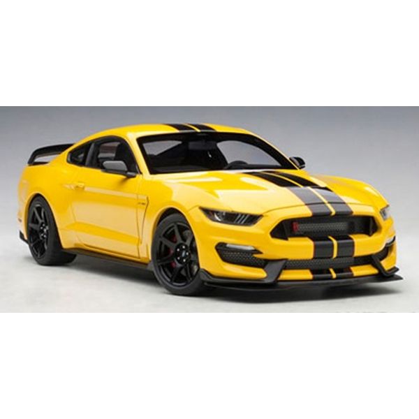 【6月予約】オートアート 1/18 フォード シェルビー GT350R イエロー/ブラックストライプ 完成品ミニカー 72932