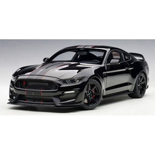 【6月予約】オートアート 1/18 フォード シェルビー GT350R ブラック/ブラックストライプ 完成品ミニカー 72934