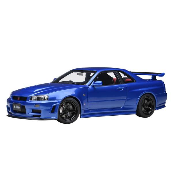 オートアート 1/18 オートアート ニッサン ニスモ R34 GT-R Z-tune ベイサイドブルー 完成品ミニカー 77462