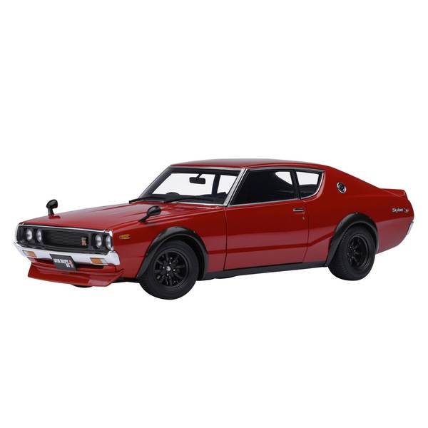 オートアート 1/18 ニッサン スカイライン 2000GT-R KPGC110 チューンド・バージョン レッド 完成品ミニカー 77468