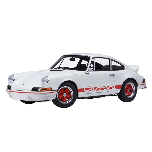 オートアート 1/18 ポルシェ 911 カレラ 2.7 RS グランプリホワイト/レッド・ストライプ 完成品ミニカー 78030