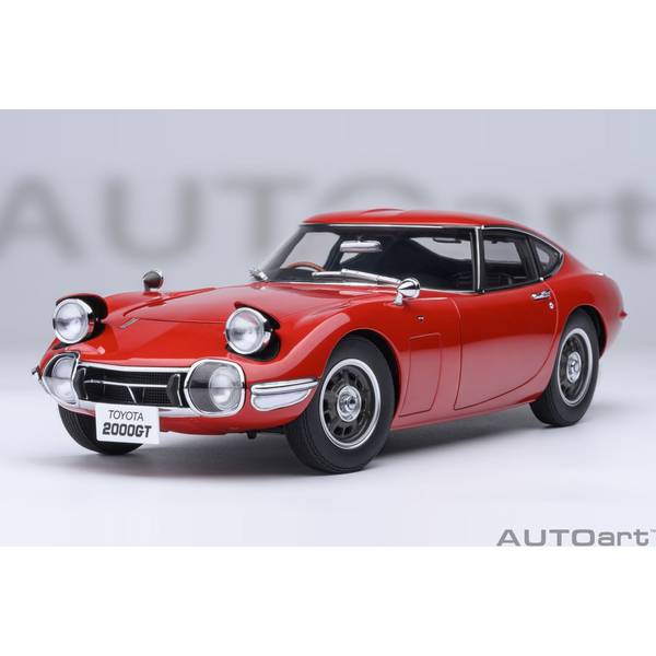 トヨタ２０００ＧT★１９６７年★日本が生んだ！芸術的な名車！★ミニカー★１/４３ 9月予約】オートアート 1/18 トヨタ 2000GT 1967 レッド 完成品