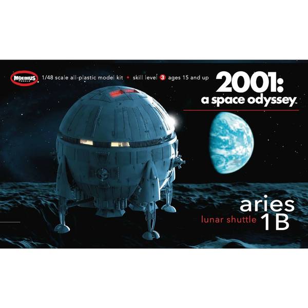 メビウスモデル 1/48 アリエス号 「2001年宇宙の度」より キャラクタープラモデル MOE2001-7